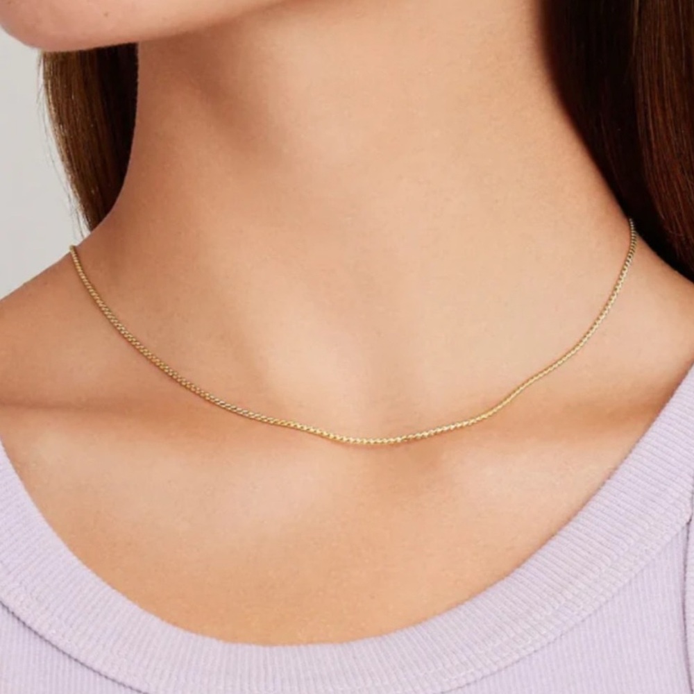 Gorjana Julian Mini Necklace NWT Gold Chain
